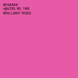 #E65AA8 - Brilliant Rose Color Image
